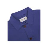 Uskees 3001 Buttoned Overshirt - Ultra Blue