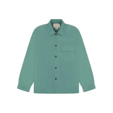 Uskees 3001 Buttoned Overshirt Eucalyptus