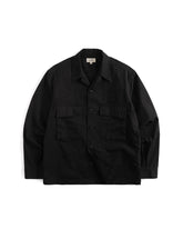 Wild Bricks Military Shirt Jacket Black