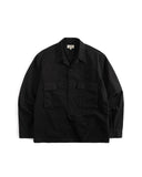 Wild Bricks Military Shirt Jacket Black