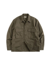 Wild Bricks Military Shirt Jacket Olive