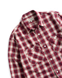 Wild Bricks W23 Ombre Plaid Work Shirt Red