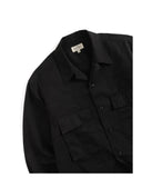 Wild Bricks Military Shirt Jacket Black