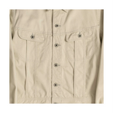 allevol easterner jacket ecru collar detail