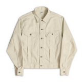 allevol easterner jacket ecru front full view