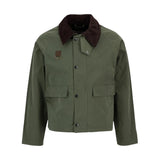 Barbour Spey Oversized Casual Jacket Sage Front View