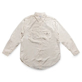 Front view of the Big Yank 1935 Original Chambray Shirt Natural showing the classic work shirt silhouette, natural chambray tone, and heritage-inspired design for Clothier & Sons.