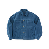 Blue Blue Japan Blue Indigo Sashiko Trucker Jacket Front View