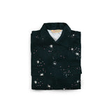 Groovin High #260106 1950s L/S Shirt Star Black Front View