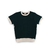 Groovin High #260204 Summer Knit Waffle Black Front View
