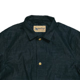 Groovin High #260403 1940s Coverall Jacket Black Collar Detail