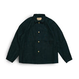 Groovin High #260403 1940s Coverall Jacket Black Front View