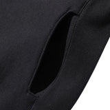 Fabric detail of the Jelado Expedition Sweat Cardigan Black revealing soft cotton fleece texture, knit structure, and depth of dark color for Clothier & Sons.