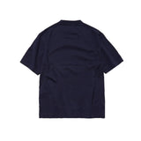 Back view of the J.Press Aaron Illust T-shirt Graphic Navy highlighting clean construction and casual fit for Clothier & Sons.
