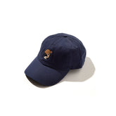J.Press Originals Cap Aaron Illustration Cotton Twill Navy หมวกผ้าฝ้ายทวิลสีกรมท่า ปักลาย Aaron Illustration ด้านหน้า สไตล์ Ivy Classic