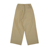 New Manual Chino Wide Trousers Beige Back View