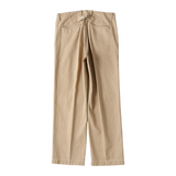 old joe liberty trouser sand straight silhouette detail