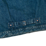 orslow type 1 denim jacket 2 year wash back cinch buckle detail