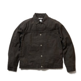 Seuvas L/C Trucker Jacket Charcoal Front View