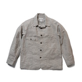 Seuvas Washi Raglan Coverall Light Charcoal Front View