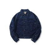 Standard Types ST064 Big Pocket Type 1 Corduroy Jacket Indigo Front View