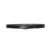 Tory Leather 1” Bridle Leather Spur Belt Black 2353 Front View