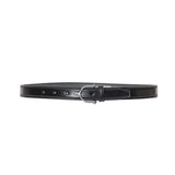 Tory Leather 1” Bridle Leather Spur Belt Black 2717 Front View