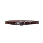 Tory Leather 1” Bridle Leather Spur Belt Havana 2716 Front View