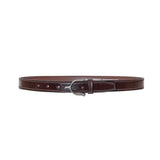 Tory Leather 1” Bridle Leather Spur Belt Havana 2716 Front View