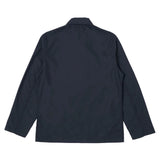 Universal Works Recycled Polytech Bakers Jacket Navy Back View