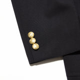 J.Press Hight Twist Hopsack New Jacket 6B Blazer Navy