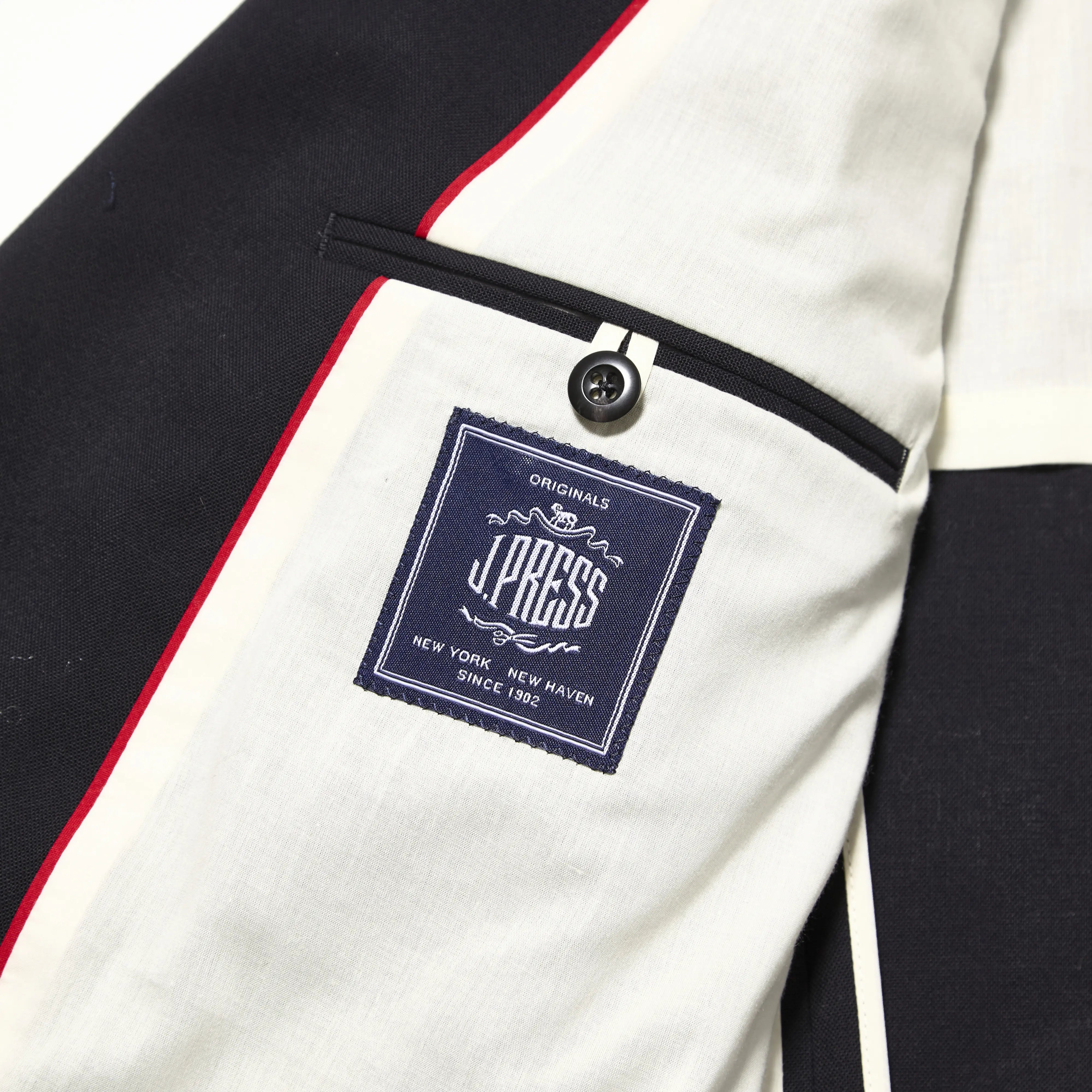 J.Press Hight Twist Hopsack New Jacket 6B Blazer Navy