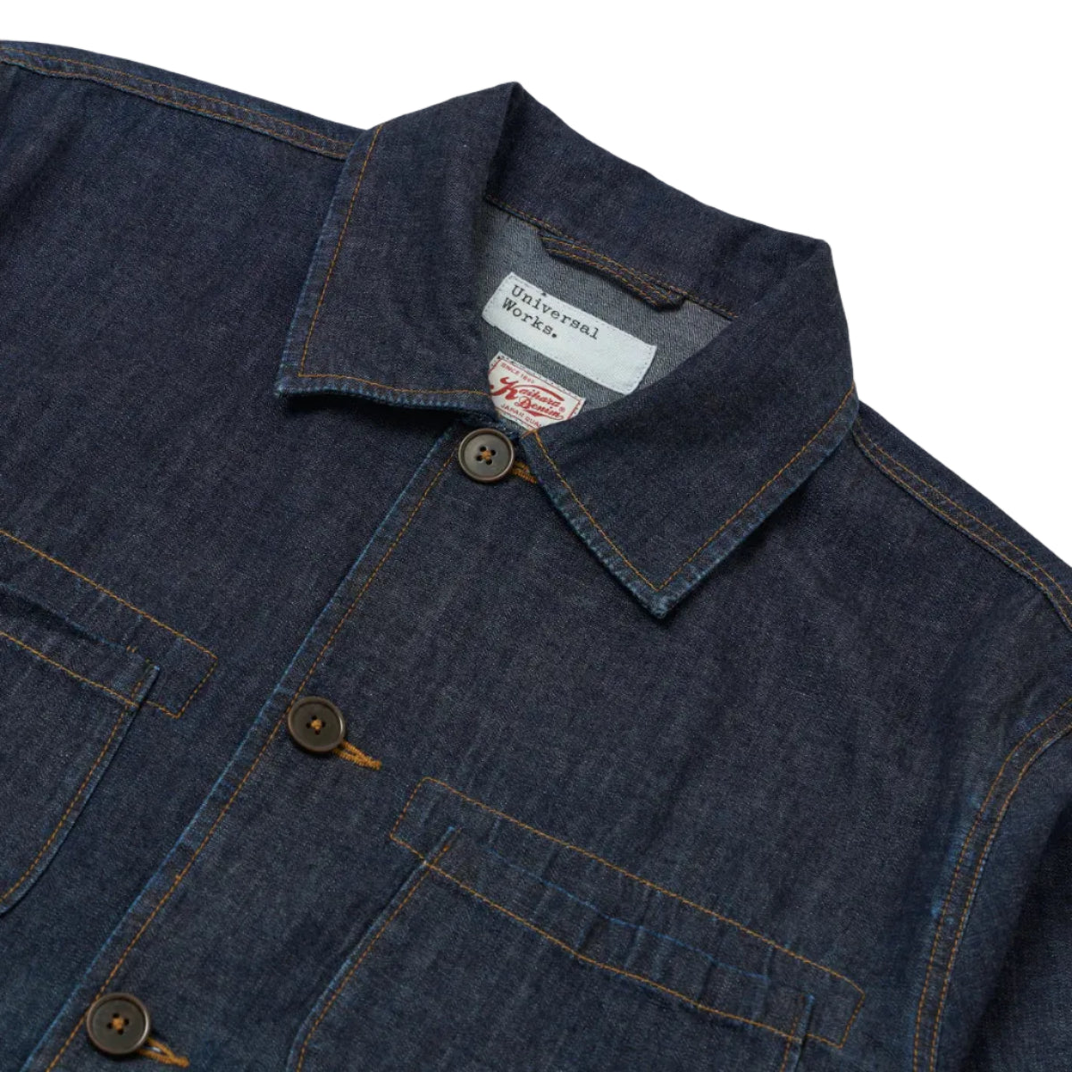 Universal Works Kaihara LT WT Denim Labour Jacket Indigo