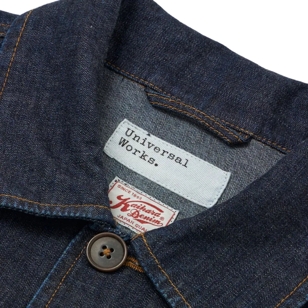 Universal Works Kaihara LT WT Denim Labour Jacket Indigo