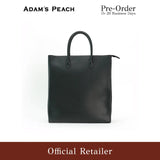 (Pre-Order) ADAM PEACH AP057 All Black Leather Tote bag
