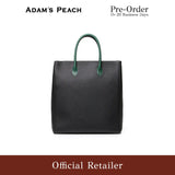 (Pre-Order) ADAM PEACH AP057 Black Leather Tote bag