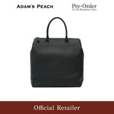 (Pre-Order) AP060 Black Leather Tote Bag