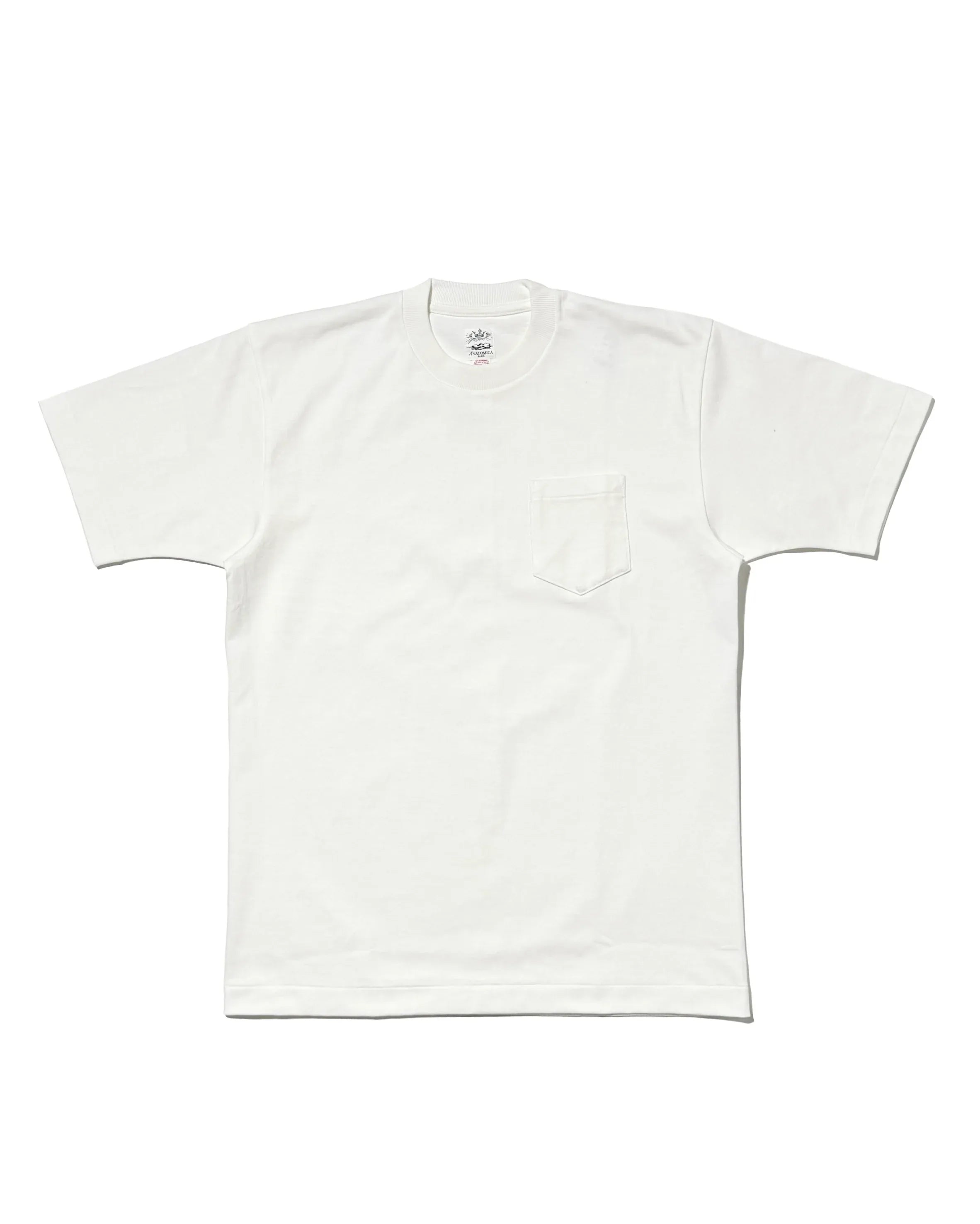 Anatomica Pocket Tee Shirt White