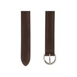 Anderson's O-Ring Belt -Dark Brown Suede