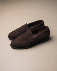 Berwick Penny Loafer Suede – Brown