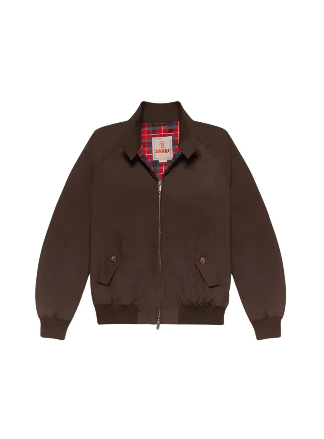 Baracuta G9 Suede Harrington Jacket Chocolate