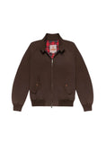 Baracuta G9 Suede Harrington Jacket Chocolate