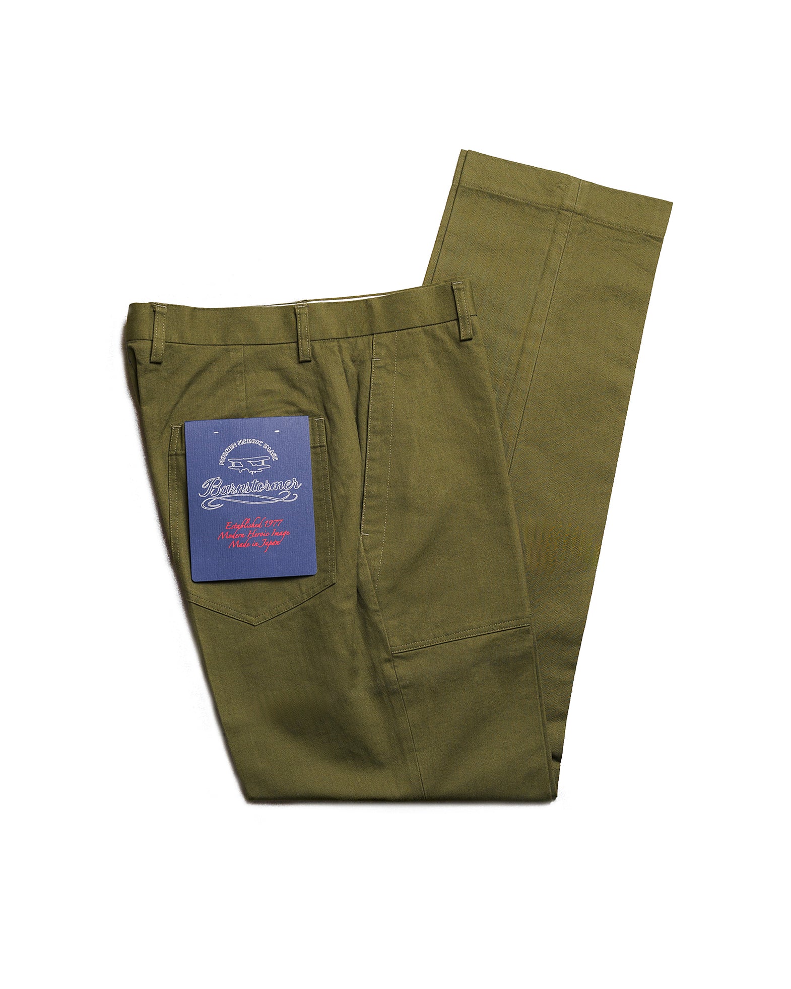 BARNSTORMER 2tuck chino universal L カーキ BARNSTORMER 2tuck chino universal L カーキ BARNSTORMER 2tuck