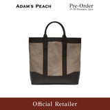 (Pre-Order) ADAM PEACH Beige Suede D.L Tote Bag
