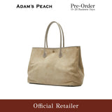 (Pre-Order) ADAM PEACH Beige Suede Tote Bag