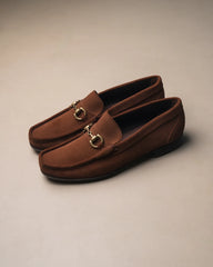 Berwick Horse Bit Loafer Suede – Snuff