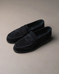 Berwick French Loafers Suede – Black