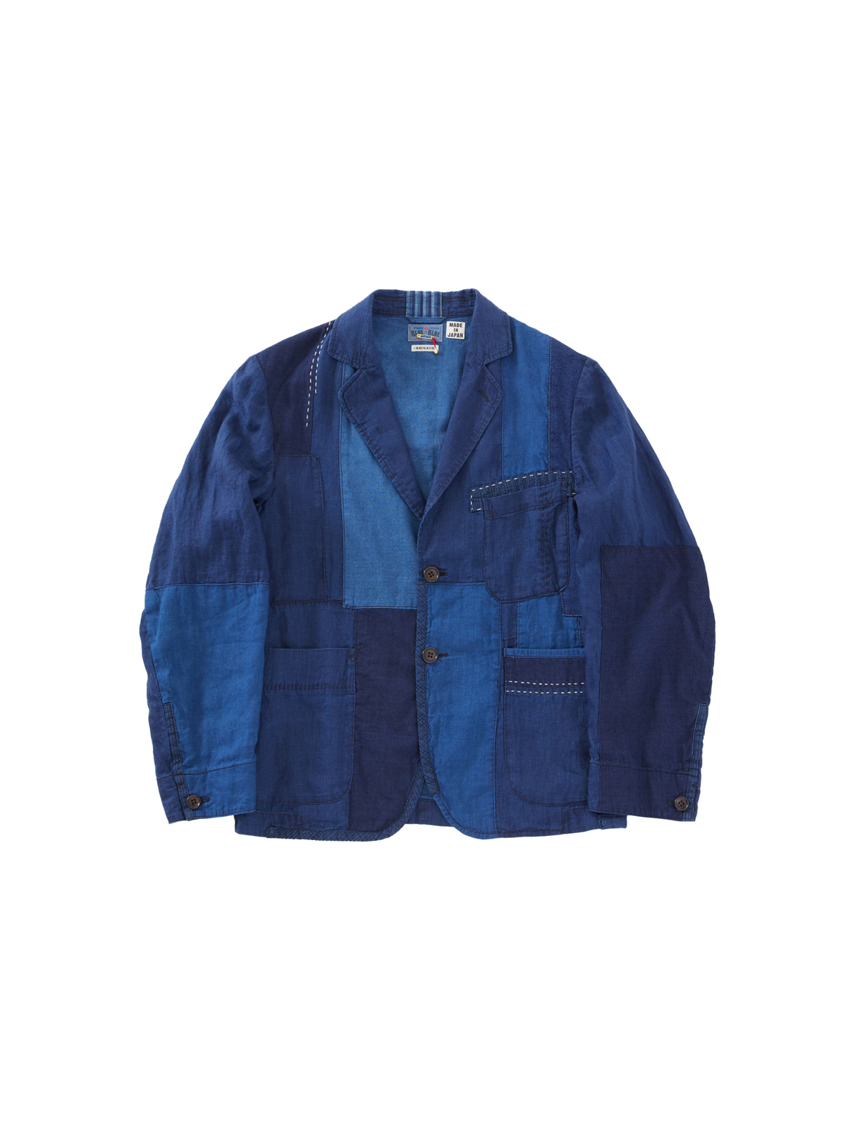 Blue Blue Japan Linen Nenrin Indigo Jacket