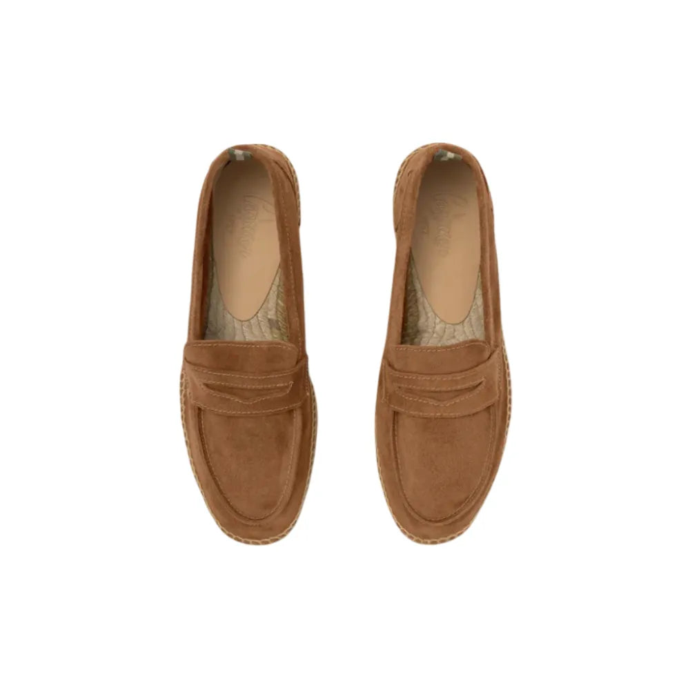 Castañer Nacho Penny Loafer Style Espadrilles Cuero