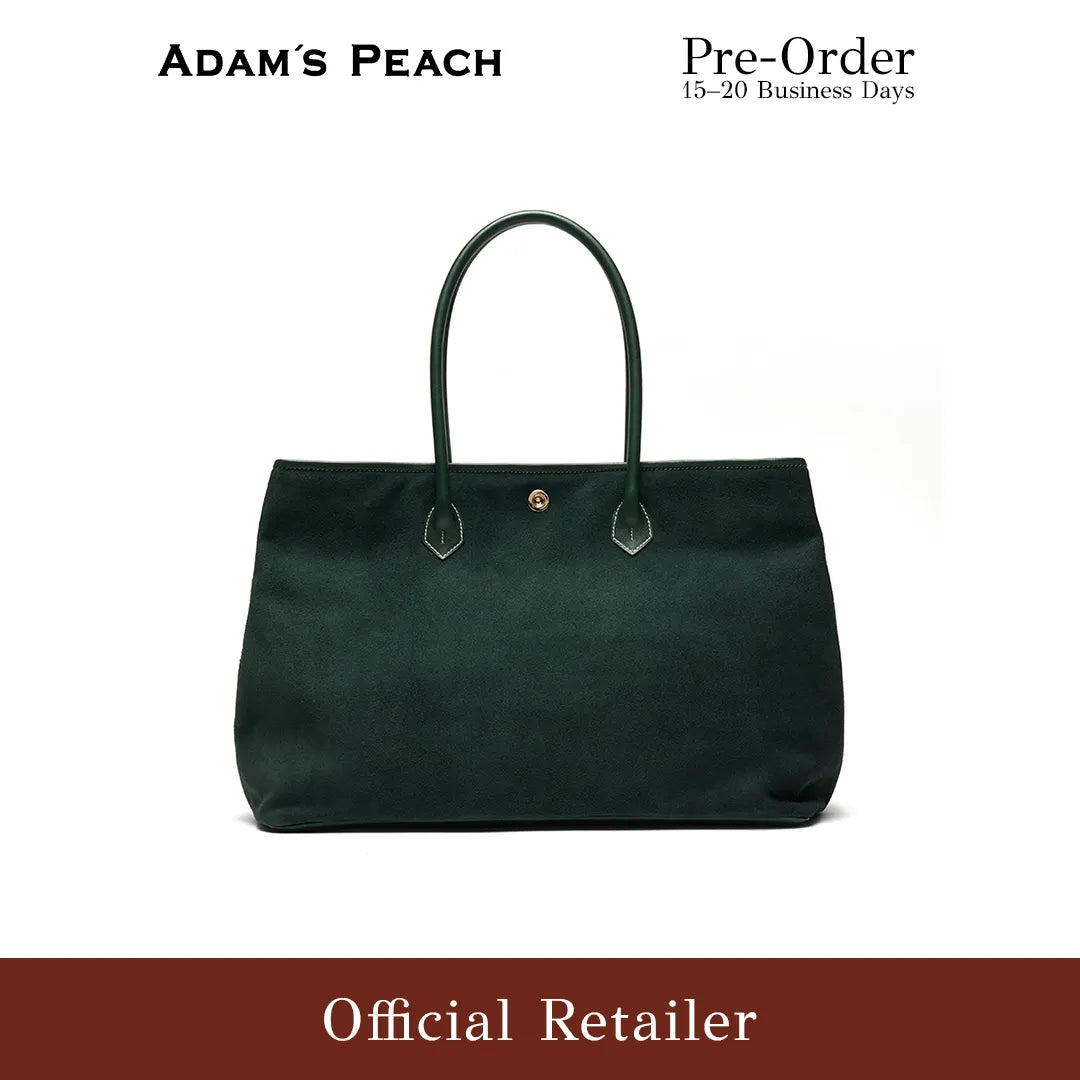 (Pre-Order) ADAM PEACH DK Geen Suede Tote Bag